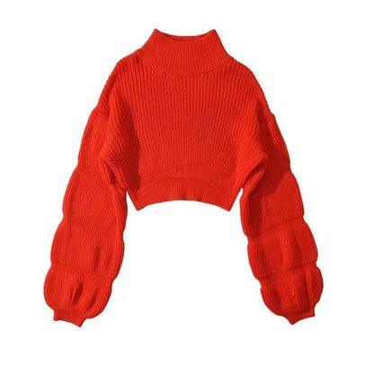 Puff Sleeve Sweater - DAYANCA