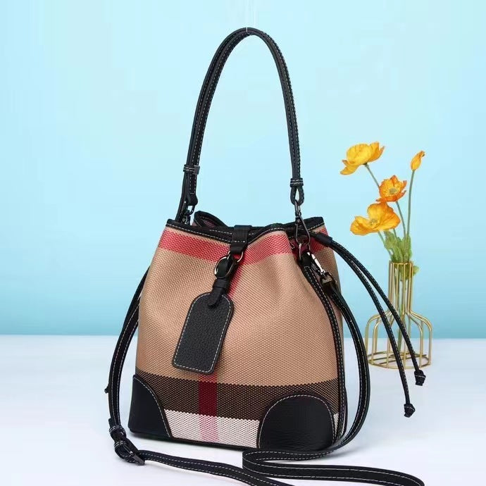 Leather Bucket Bag