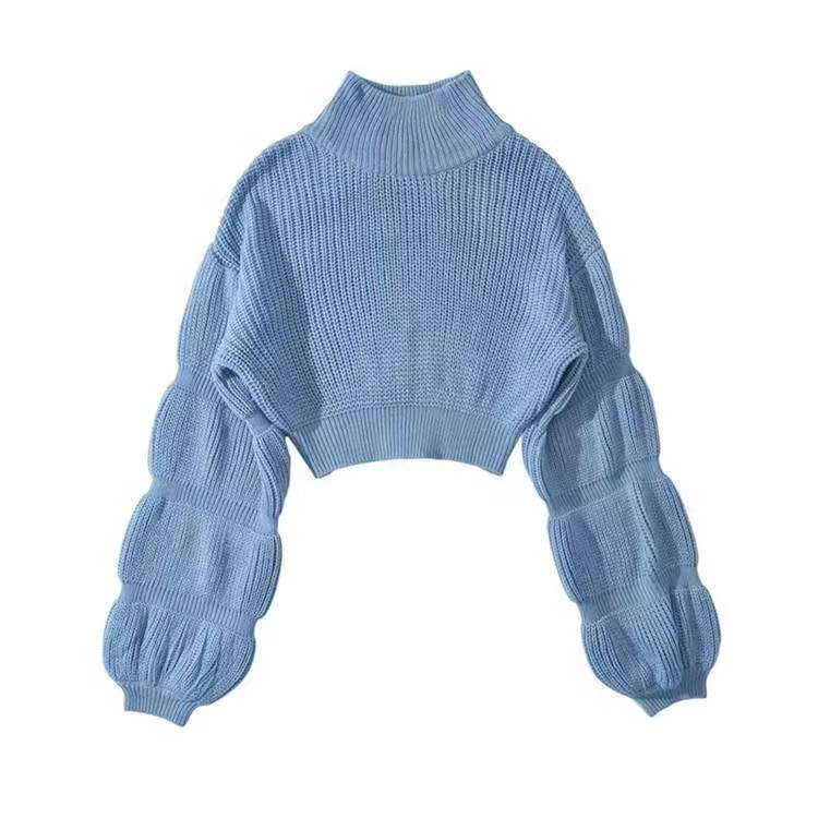 Puff Sleeve Sweater - DAYANCA