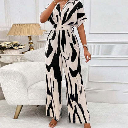 Long Printed Jumpsuit - DAYANCA