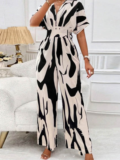 Long Printed Jumpsuit - DAYANCA