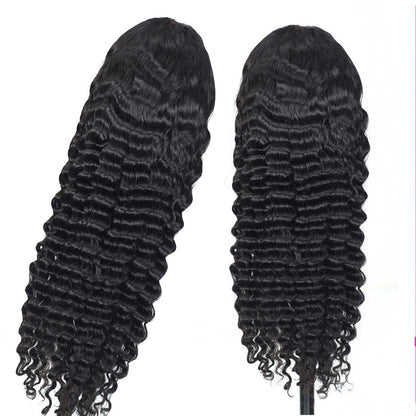 Luxurious wig wavy black - DAYANCA