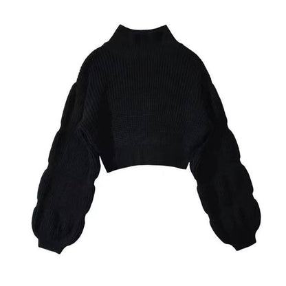 Puff Sleeve Sweater - DAYANCA