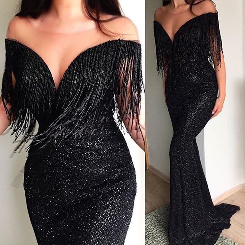 Black Evening Gown - DAYANCA