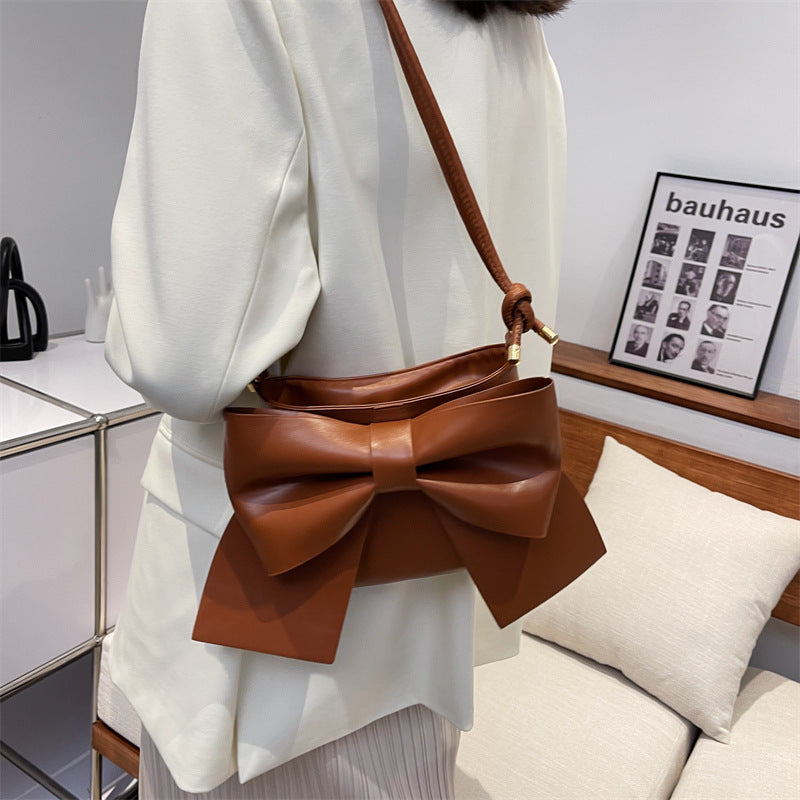 Bow shoulder bag