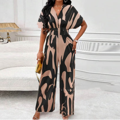 Long Printed Jumpsuit - DAYANCA