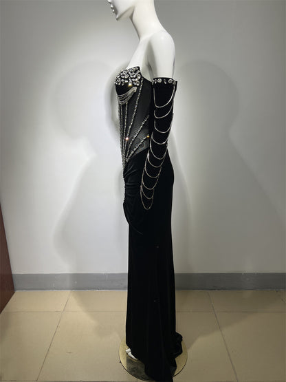 Long Slit Dress - DAYANCA