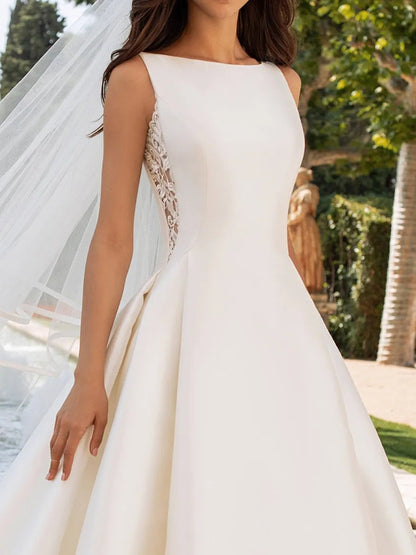 "Satin Starlight" Wedding Gown - DAYANCA