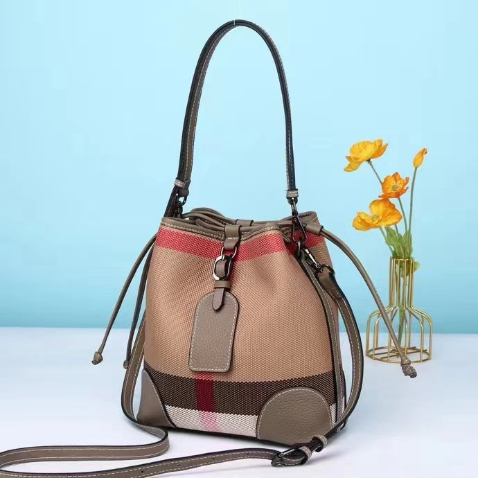 Leather Bucket Bag