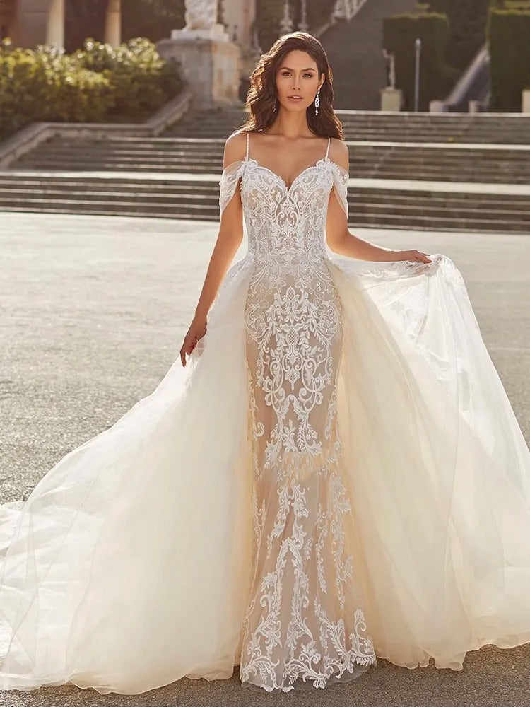 Elegant Tulle wedding dress - DAYANCA