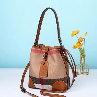 Leather Bucket Bag