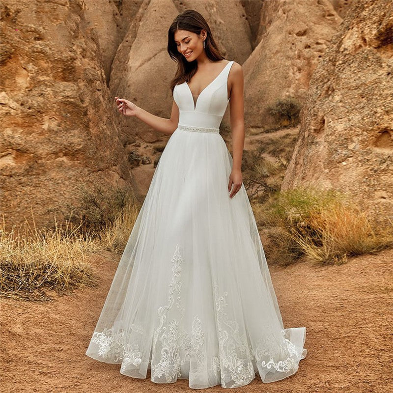 Detachable Two Piece Bridal Gown