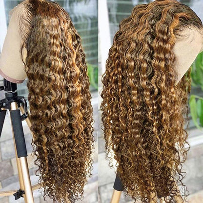 Wavy Human Hair Wig - DAYANCA