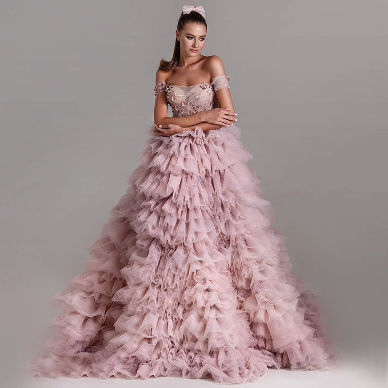 Pink Wedding Dress - DAYANCA