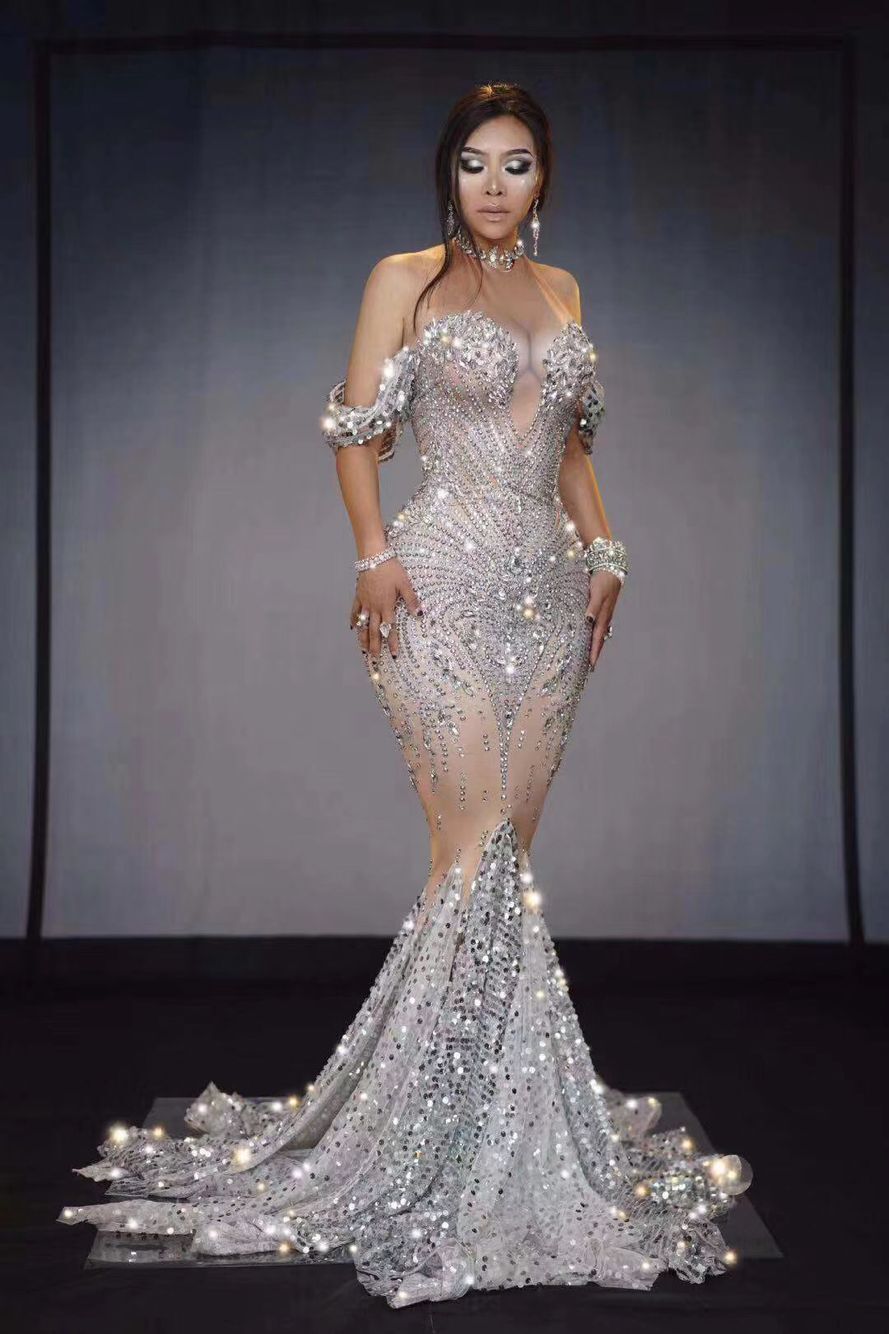 Diamond Evening Dress - DAYANCA